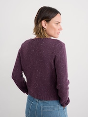 Seasalt Cornwall Purple Cardigan - Image 2 of 5