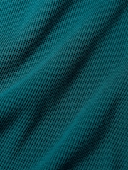 Seasalt Cornwall Blue Mens Jackline Waffle Jersey Top - Image 5 of 5