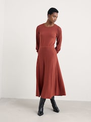 Seasalt Cornwall Red Herring Gull Knitted Dress in Cotton - Image 1 of 5
