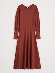 Seasalt Cornwall Red Herring Gull Knitted Dress in Cotton - Image 4 of 5