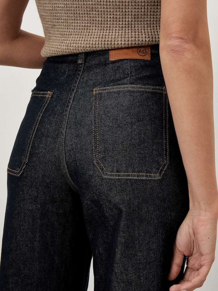 Apricot Blue Aiko Raw Barrel Jeans - Image 5 of 5 Apricot Blue Aiko Raw Barrel Jeans - Image 5 of 5