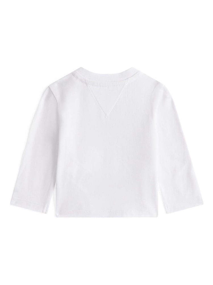 Tommy Hilfiger Diamanté Flag Long Sleeve T-Shirt - صورة 2 من 2 Tommy Hilfiger Diamanté Flag Long Sleeve T-Shirt - صورة 2 من 2