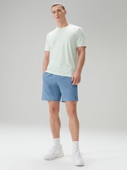 Steel Blue 7 Inch Active Gym Sports Shorts - Image 2 of 9