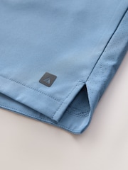 Steel Blue 7 Inch Active Gym Sports Shorts - Image 8 of 9