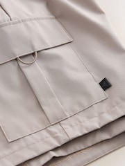 Culoarea pietrei neutră - Pantaloni scurți de antrenament Cargo Active Gym - Imaginea 10 din 11