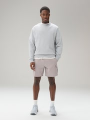 Culoarea pietrei neutră - Pantaloni scurți de antrenament Cargo Active Gym - Imaginea 2 din 11