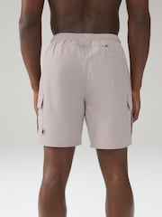 Culoarea pietrei neutră - Pantaloni scurți de antrenament Cargo Active Gym - Imaginea 3 din 11