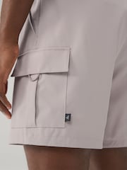 Culoarea pietrei neutră - Pantaloni scurți de antrenament Cargo Active Gym - Imaginea 5 din 11