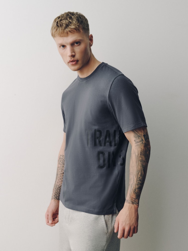 Schiefergrau - Active Trainingsabteilung T-Shirt - Bild 1 von 9