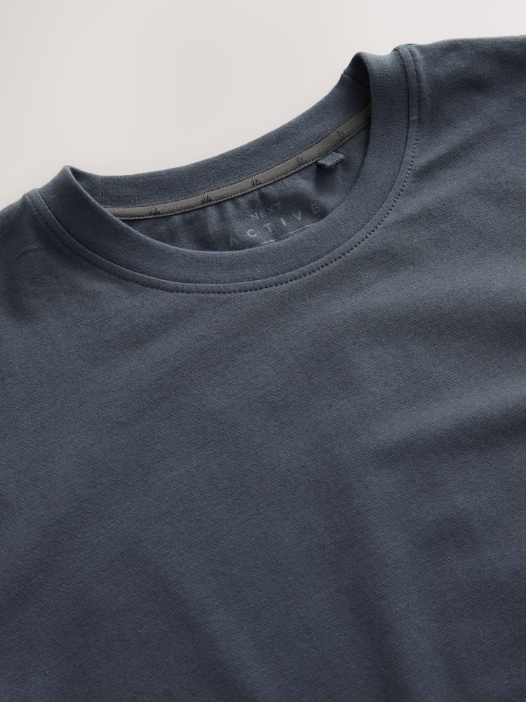 Schiefergrau - Active Trainingsabteilung T-Shirt - Bild 9 von 9