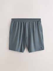 Black/Slate Grey 7 Inch Active Gym Sports Shorts 2 Pack - Image 7 of 11