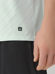 Aqua Blue Active Jacquard T-Shirt - Image 5 of 8