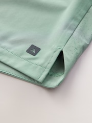 Sage Green 7 Inch Active Gym Sports Shorts - Image 7 of 8