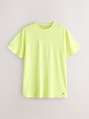 Yellow Short Sleeve Tee Active Gym Training Top - Image 1 of 3