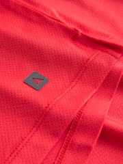 Bright Red Short Sleeve Tee Active Gym Training Top - Image 3 of 3