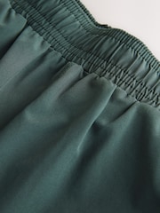 Khaki Green 9 Inch Active Gym Sports Shorts - Image 3 of 3