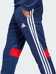 adidas Blue Tiro 25 Essentials Kids Training Tracksuit Bottoms - Image 3 of 5
