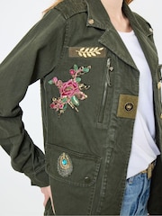 Joe Browns Green Embellished Utility Jacket - Image 3 of 7