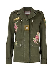 Joe Browns Green Embellished Utility Jacket - Image 7 of 7