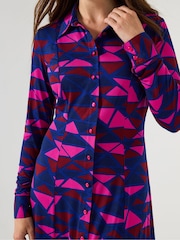 Joe Browns Geo Print Midi Shirt Dress - Imagem 3 de 5