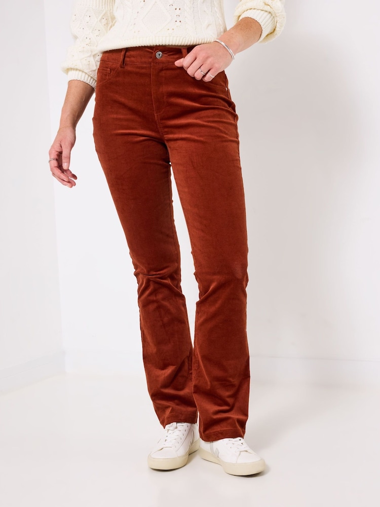 Joe Browns Brown Bootcut Moleskin Trousers - Image 1 of 5 Joe Browns Brown Bootcut Moleskin Trousers - Image 1 of 5