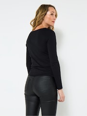 Joe Browns Black Asymmetric Top - Image 4 of 5