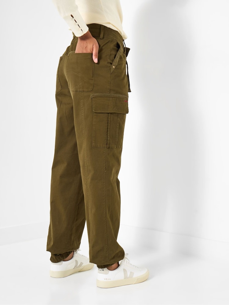 Joe Browns Green Adjustable Waist Cargo Trousers - Image 2 of 5 Joe Browns Green Adjustable Waist Cargo Trousers - Image 2 of 5