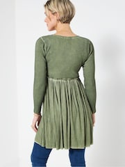 Joe Browns Green Green Jersey Tunic - Image 4 of 5