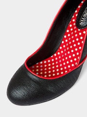 Joe Browns Black Ankle Strap Vintage Style Shoes - Image 6 of 7