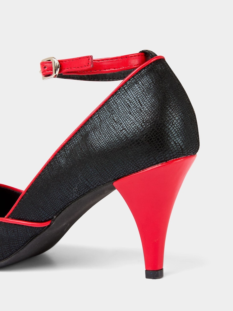 Joe Browns Black Ankle Strap Vintage Style Shoes - Image 7 of 7 Joe Browns Black Ankle Strap Vintage Style Shoes - Image 7 of 7