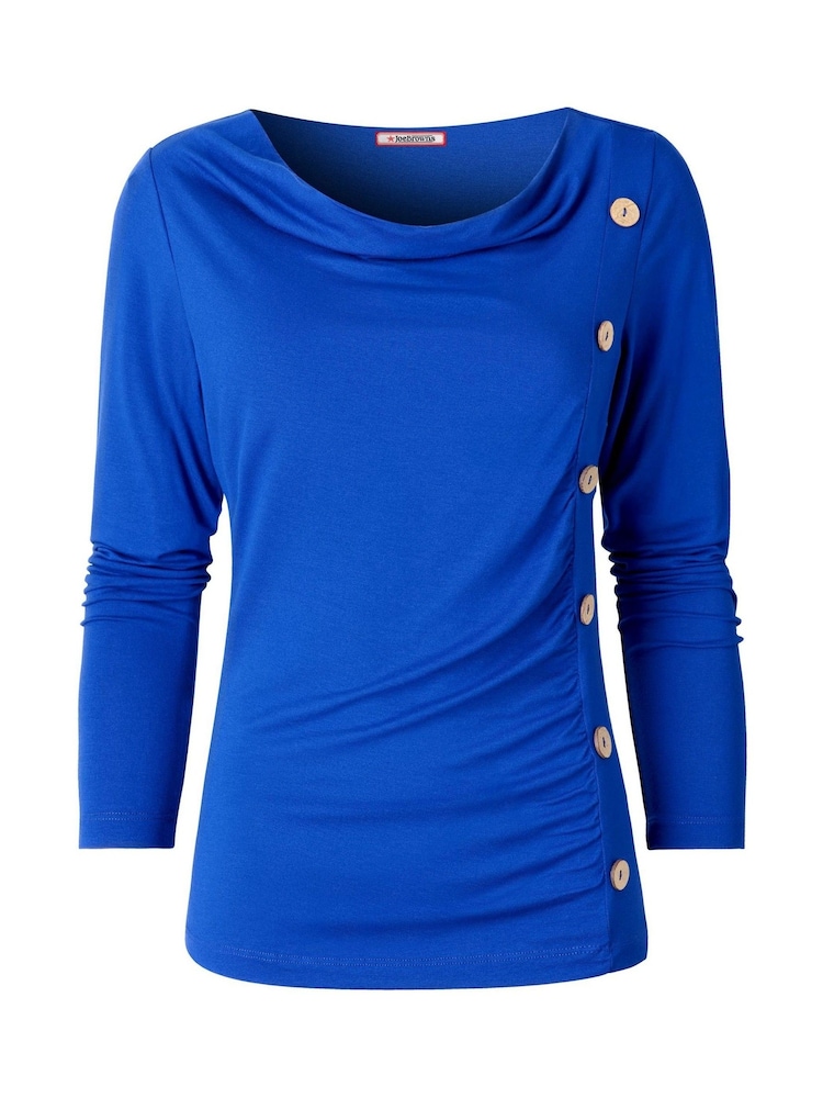 Joe Browns Blue Button Detailed Top - Image 5 of 5