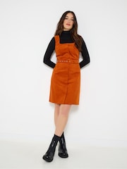 Joe Browns Orange Autumn Cord Pinafore - Image 2 of 7