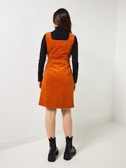 Joe Browns Orange Autumn Cord Pinafore - Image 4 of 7