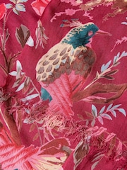 Joe Browns Red Autumn Chic Lightweight Floral Scarf - Image 5 of 5