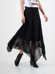 Joe Browns Black Lace Maxi Skirt - Image 1 of 6