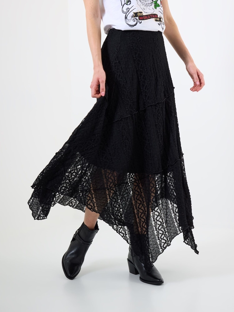 Joe Browns Black Lace Maxi Skirt - Image 1 of 6