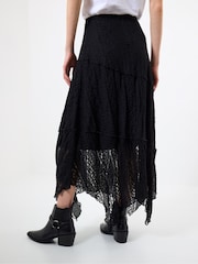 Joe Browns Black Lace Maxi Skirt - Image 4 of 6