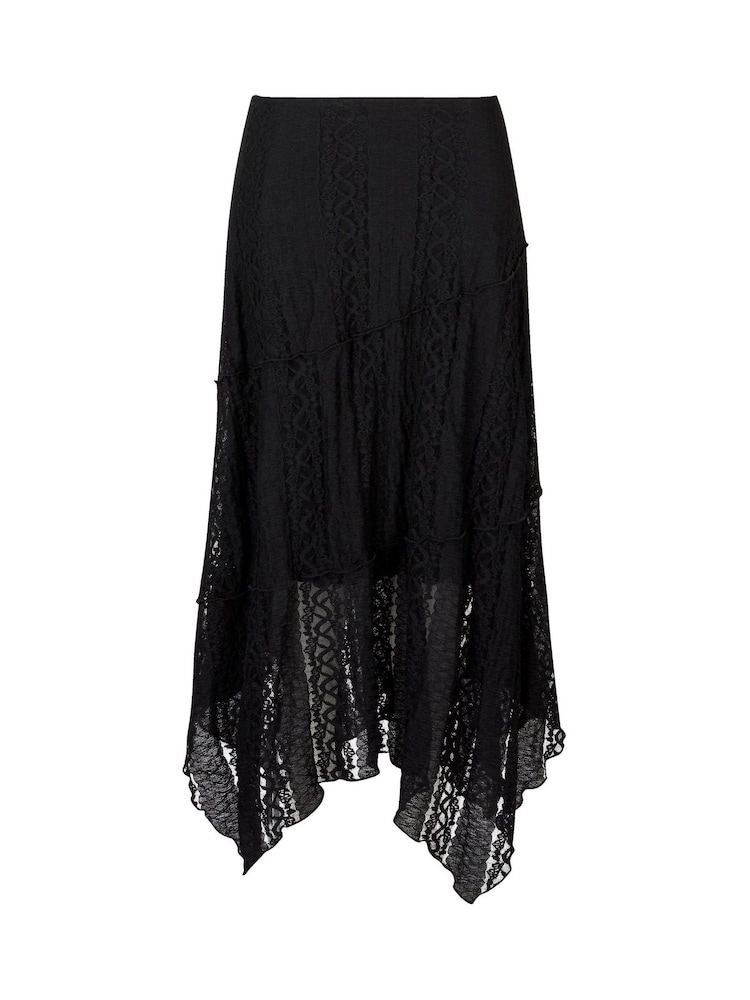 Joe Browns Black Lace Maxi Skirt - Image 6 of 6