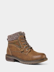 Joe Browns Brown Autumn Hiking Style Ankle Boots - Image 3 of 7