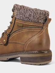 Joe Browns Brown Autumn Hiking Style Ankle Boots - Image 6 of 7