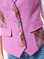 Joe Browns Pink Heritage Check Waistcoat - Image 4 of 5