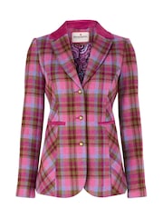 Joe Browns Pink Heritage Check Jacket - Image 5 of 5