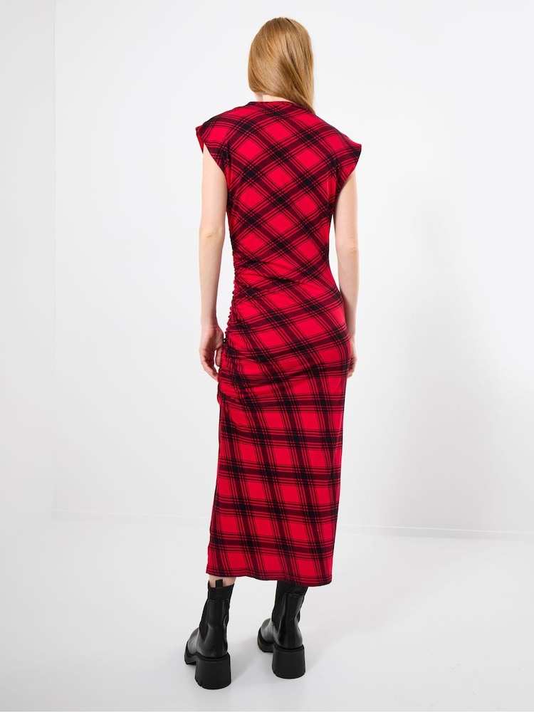 Joe Browns Flocked Check Bodycon Dress - Imagem 2 de 5