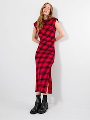Joe Browns Flocked Check Bodycon Dress - Imagem 3 de 5