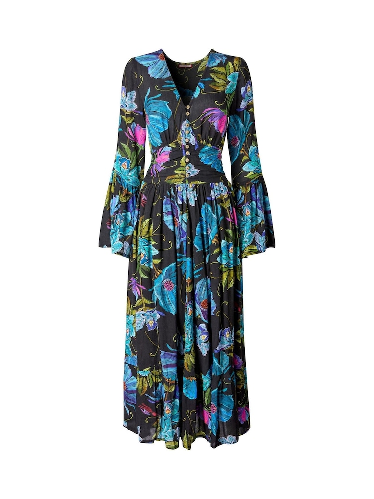 Joe Browns Black Floral Boho Maxi Dress - Image 5 of 5 Joe Browns Black Floral Boho Maxi Dress - Image 5 of 5