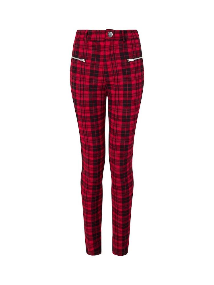 Joe Browns Red Check Skinny Trousers - Image 8 of 8 Joe Browns Red Check Skinny Trousers - Image 8 of 8