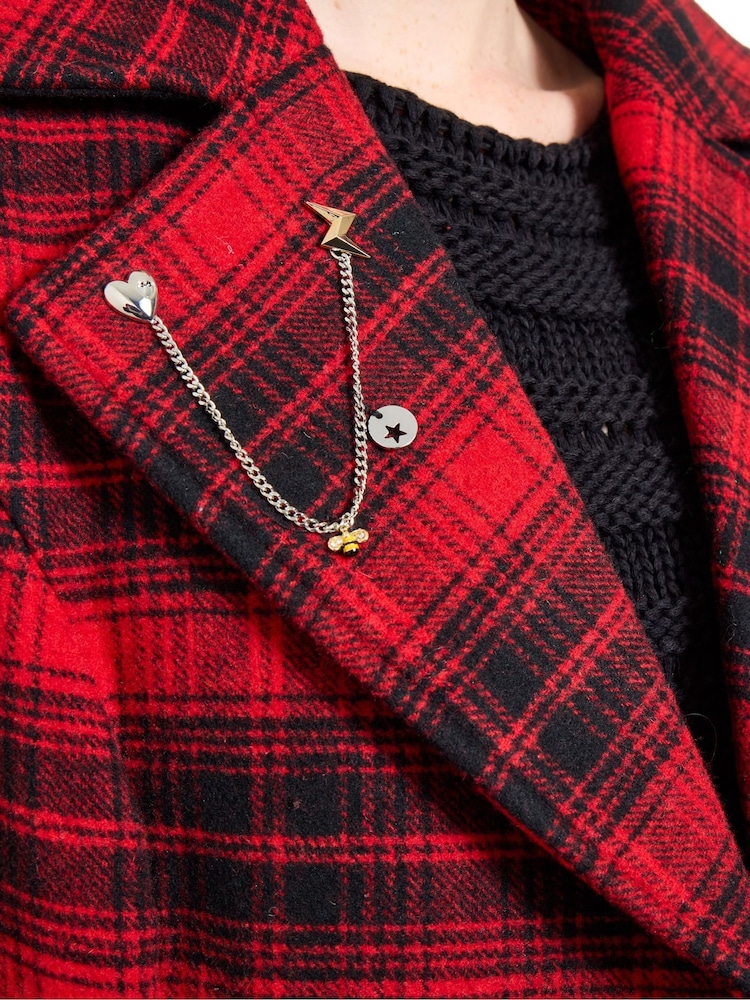 Buy Joe Browns Red Check Maxi Coat from the Next UK online shop