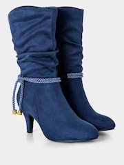 Azul - Joe Browns Cord Rope Detail Slouch Boots - Imagem 3 de 6