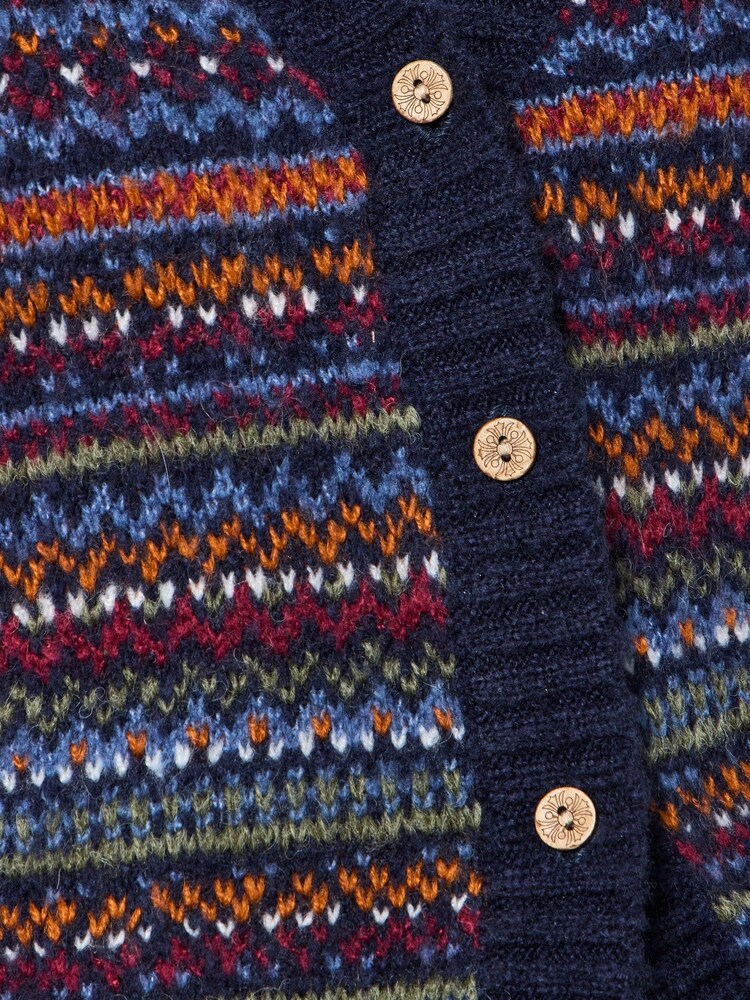 Joe Browns Blue Knitted Cardi Vest - Image 7 of 7