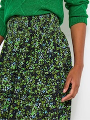 Joe Browns Green Floral Tiered Maxi Skirt - Image 5 of 6